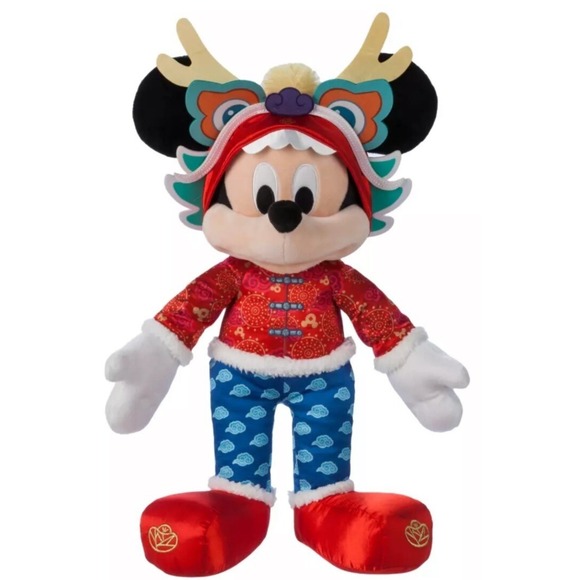 Disney Other - Disney Lunar New Year Of The Dragon Mickey Mouse 16 Inch Plush